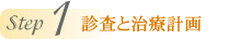 Step1 診査と治療計画